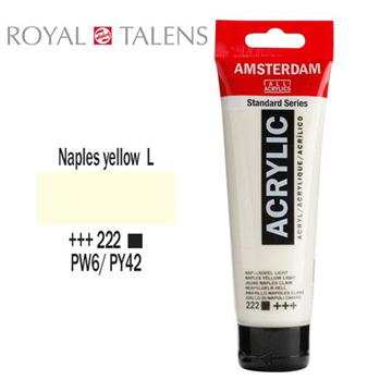 ΑΚΡΥΛΙΚΟ ΧΡΩΜΑ AMSTERDAM 120ml NAPPLES YELLOW L  σωληνάριο N222