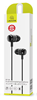 ΑΚΟΥΣΤΙΚΑ ΜΙΝΙ USAMS earphones με μικρόφωνο EP-38, 10mm, 3.5mm, 1.2m, μαύρα