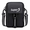 ΤΣΑΝΤΑΚΙ ΩΜΟΥ SUPER FIVE 13x4x18cm BLACK K00104-BK