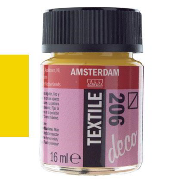 ΧΡΩΜΑ DECORFIN ΓΙΑ ΥΦΑΣΜΑ 16ml YELLOW PROVENCE Νo206