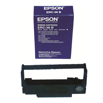ΜΕΛΑΝΟΤΑΙΝΙΑ EPSON ERC-38 BLACK (C43S015374) (EPSERC-38B)