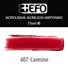 ΑΚΡΥΛΙΚΟ ΧΡΩΜΑ EFO 75ml RED CARMINE ΚΟΚΚΙΝΟ ΚΑΡΜΙΝ σωληνάριο 388407