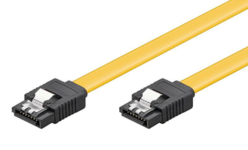 ΚΑΛΩΔΙΟ POWERTECH SATA III 7-pin σε 7-pin CAB-W024, Metal Clip, 0.5m