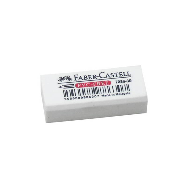 ΓΟΜΟΛΑΣΤΙΧΑ FABER CASTEL DUST-FREE ΣΕ ΘΗΚΗ ΧΡΩΜΑ ΛΕΥΚΟ  Νο187120