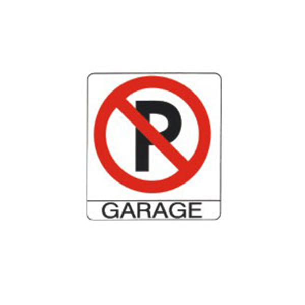 ΕΠΙΓΡΑΦΗ ΣΗΜΑ GARAGE 10Χ10cm ΑΥΤΟΚΟΛΛΗΤΟ PVC