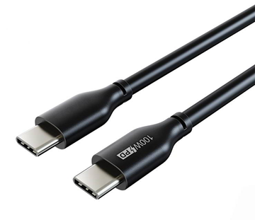 ΚΑΛΩΔΙΟ CABLETIME USB Type-C CM100, PD 100W, 5A, 1m, μαύρο