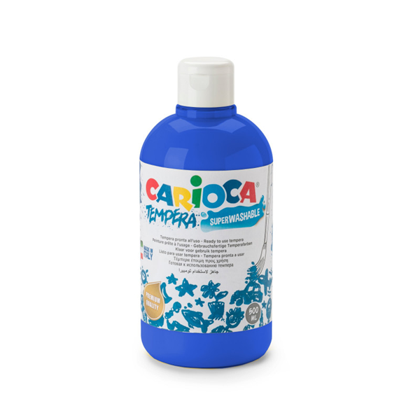 ΤΕΜΠΕΡΑ CARIOCA 500ml ΜΠΛΕ ΣΚΟΥΡΟ -DARK BLUE