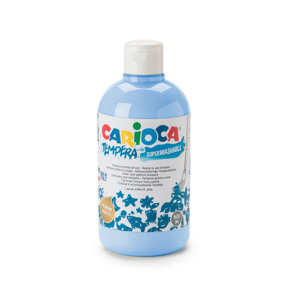 ΤΕΜΠΕΡΑ CARIOCA 500ml ΜΠΛΕ - CYAN BLUE