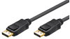 ΚΑΛΩΔΙΟ GOOBAY DisplayPort 1.2 49958, gold-plated, 4K, 3D, 1m, μαύρο
