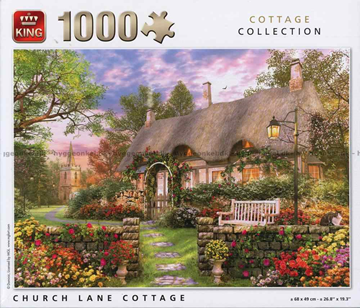 ΠΑΖΛ 1000TEM ΣΕ ΚΟΥΤΙ 23X28X6EK. COTTAGE COL 56023 CHURCH LANE