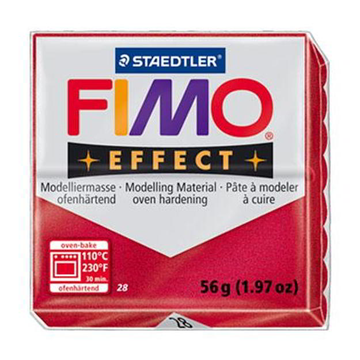 ΠΗΛΟΣ FIMO EFFECT 8020 RUBY RED No28