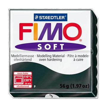 ΠΗΛΟΣ FIMO SOFT 8020 BLACK No9