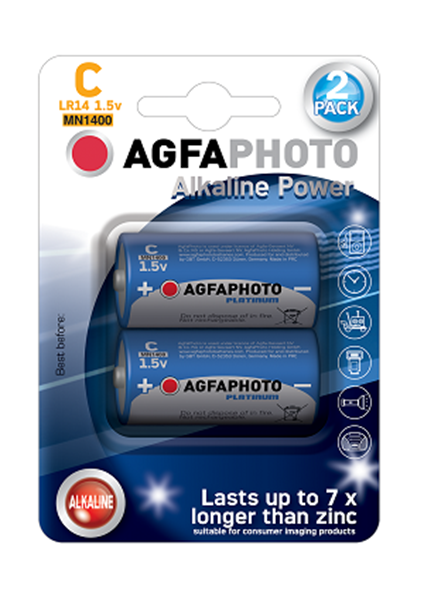 ΜΠΑΤΑΡΙΕΣ AGFA D LR20 SET 2-ΤΕΜ ALKALINE 1.5V