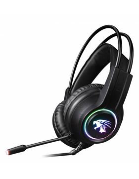 ΑΚΟΥΣΤΙΚΑ VARR GAMING RGB HEADSET USB 2X3.5 MIC VH8030 BLACK