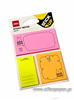 ΧΑΡΤΑΚΙΑ ΑΥΤΟΚ. ΣΗΜΕΙΩΣΕΩΝ DELI PETS PINK-ORANGE-YELLOW 50X3Φ  A55502