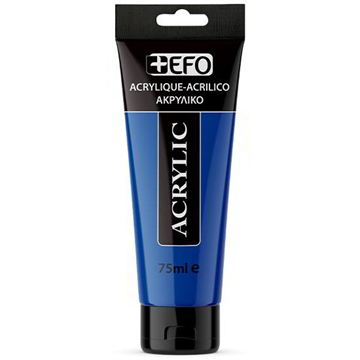 ΑΚΡΥΛΙΚΟ ΧΡΩΜΑ EFO 75ml COBALT BLEU ΜΠΛΕ ΚΟΒΑΛΤΙΟΥ  σωληνάριο 388412