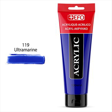 ΑΚΡΥΛΙΚΟ ΧΡΩΜΑ EFO 120ml  ULTRAMARINE  σωληνάριο 389119