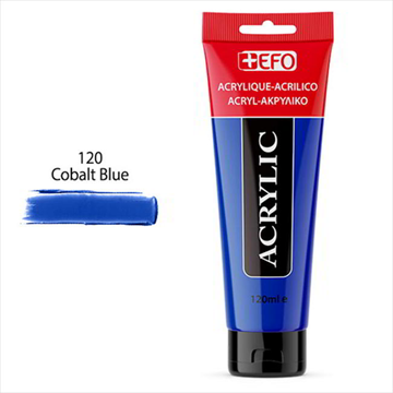 ΑΚΡΥΛΙΚΟ ΧΡΩΜΑ EFO 120ml  COBALT BLUE σωληνάριο 389120