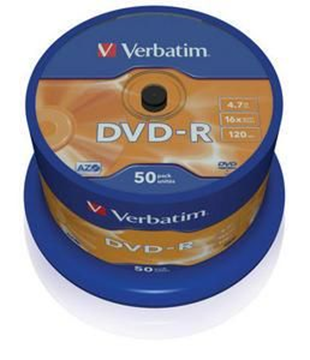 DVD-R VERBATIM 4,7 GB X16 120min  50ΑΔΑ