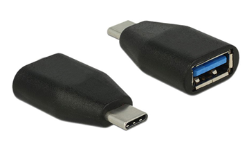 ΑΝΤΑΠΤΟΡΑΣ POWERTECH USB 3.1 Type-C σε USB female, 10Gbps, μαύρο