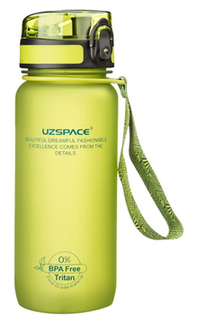 ΠΑΓΟΥΡΙ ΝΕΡΟΥ UZSPACΕ Colorful Frosted UZ-3037-GN  650ml ΛΕΜΟΝΙ