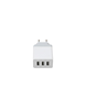 ΦΟΡΤΙΣΤΗΣ ΜΠΡΙΖΑΣ PLATINET 3XUSB  MAX 3.A 15W IC 5V DC  WHITE