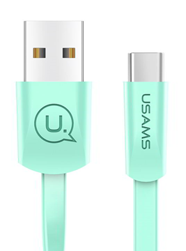ΚΑΛΩΔΙΟ USAMS USB σε Type-C US-SJ200, 1.2m, μέντα, 2A