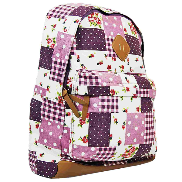 ΤΣΑΝΤΑ ΣΧΟΛΙΚΗ ΜΩΒ ΣΧΕΔΙΑ KIMONO 42x32x12cm  50-2754