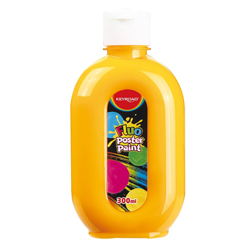 ΤΕΜΠΕΡΑ KEYROAD POSTER PAINT FLUO NEON 300ml ΠΟΡΤΟΚΑΛΙ KR-972105