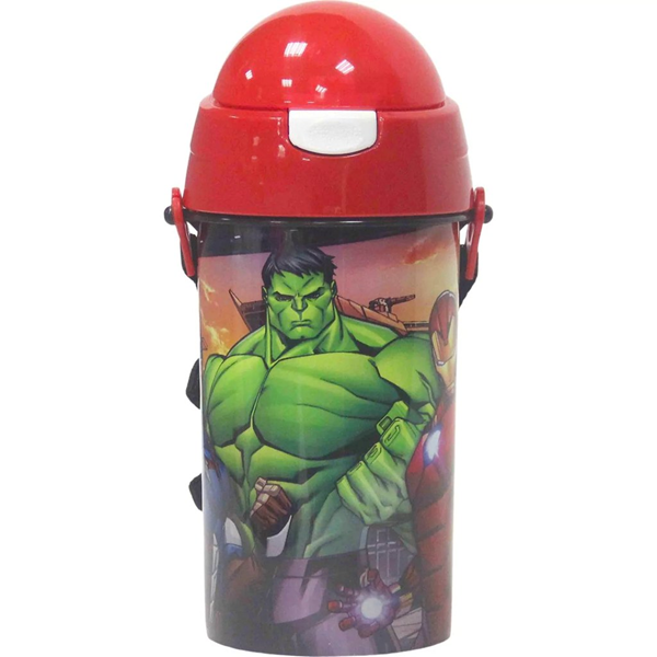 ΠΑΓΟΥΡΙΝΟ ΠΛΑΣΤΙΚΟ AVENGERS  flip 500ml 7Χ7Χ18cm 557-4520 2022