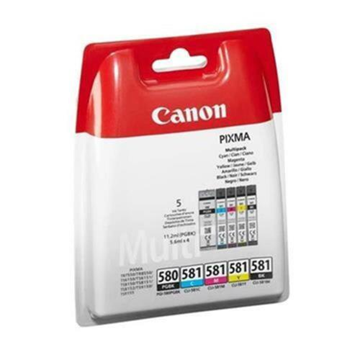 ΜΕΛΑΝΗ CANON MULTIPACK 580XL  BLACK -581 BLACK, CYAN, MAGENTA, YELLOW.