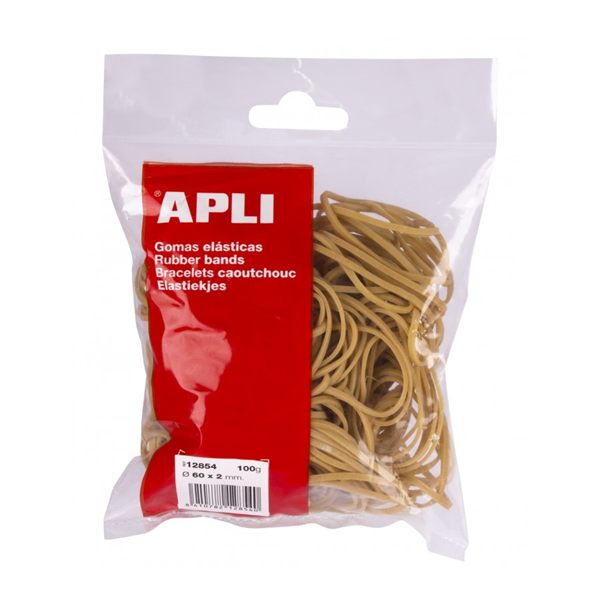 ΛΑΣΤΙΧΑ ΣΑΚΟΥΛΑΚΙ APLI 100gr (2mm πάχος) 5cm διάμετρος (8cm μήκος) 12855