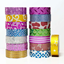 ΧΑΡΤΟΤΑΙΝΙΑ GLITTER FABI 15mmX3M ΔΙΑΦΟΡΑ ΣΧΕΔΙΑ  132056