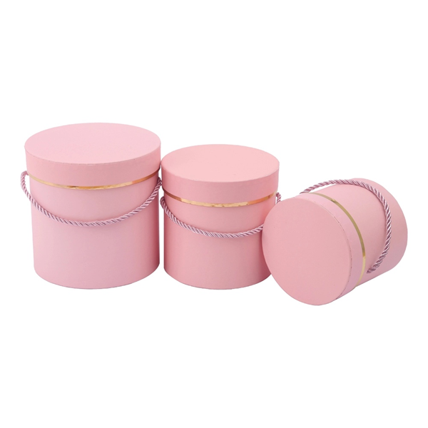 ΚΟΥΤΙ ΔΩΡΟΥ ΣΤΡΟΓΓΥΛΟ ΡΟΖ  ΣΕΤ 3 ΤΕΜΑΧΙΩΝ 12920