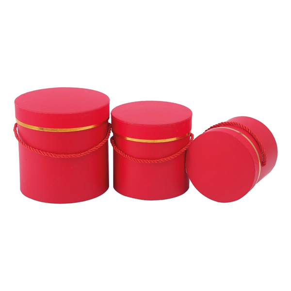 ΚΟΥΤΙ ΔΩΡΟΥ ΣΤΡΟΓΓΥΛΟ ΚΟΚΚΙΝΟ ΣΕΤ 3 ΤΕΜΑΧΙΩΝ 12920