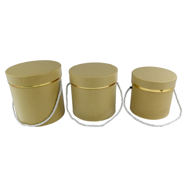 ΚΟΥΤΙ ΔΩΡΟΥ ΣΤΡΟΓΓΥΛΟ ΚΡΑΦΤ ΧΡΥΣΟ ΣΕΤ 3 ΤΕΜΑΧΙΩΝ 12924