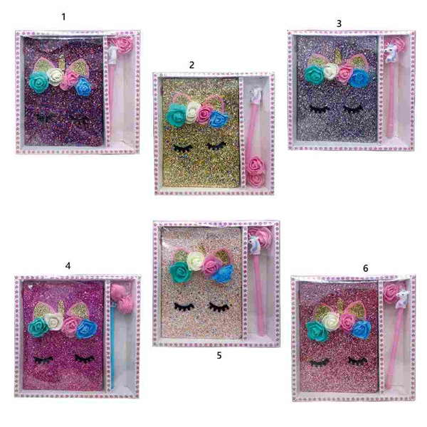 ΗΜΕΡΟΛΟΓΙΟ DIARY  ΣΕ ΚΟΥΤΙ 21 x 20 cm  Νo 10279  6 ΣΧΕΔΙΑ