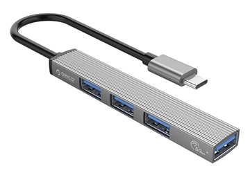 HUB USB 3.0 ORICO USB-C hub AH-13, 4x USB ports, γκρι