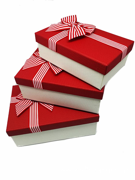 ΚΟΥΤΙ ΔΩΡΟΥ ΠΑΡ\ΜΟ ΜΕ ΦΙΟΓΚΟ ΧΑΡΤΟΝΙ 23x16x10 cm ΣΕΤ 3 ΤΕΜ 600013 ΚΟΚΚΙΝΟ