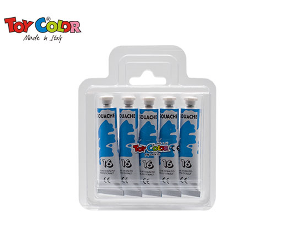 ΤΕΜΠΕΡΑ TOY COLOR 12ml CYAN PRIMARY BLUE -ΓΑΛΑΖΙΟ Νo18 σε σωληνάριο