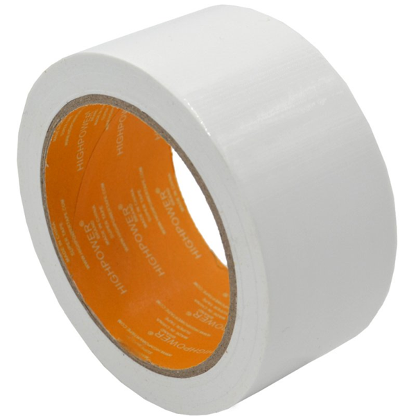 ΤΑΙΝΙΑ ΥΦΑΣΜΑΤΙΝΗ HIGHPOWER CLOTH DUCT TAPE 50mmΧ20Μ ΛΕΥΚΗ