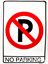 ΑΥΤΟΚΟΛΛΗΤΟ ΣΗΜΑ ΝΟ PARKING 20Χ29cm Νο449