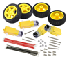 ΣΕΤ ΡΟΔΕΣ ΜΕ ΚΙΝΗΤΗΡΑ KEYESTUDIO motor wheel kit για smart car KS0324