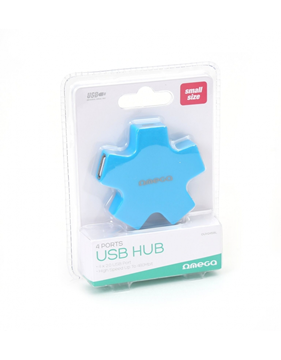 USB HUB OMEGA BLUE 4USB OUH24SBL
