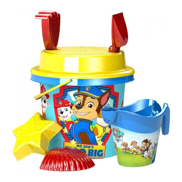 ΚΟΥΒΑΔΑΚΙ ΠΑΡΑΛΙΑΣ PAW PATROL ΣΕΤ=7ΤΕΜ Φ17cm Y20cm 251036