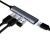 HUB USB 3.0 POWERTECH USB-C hub PTH-079, 4x USB ports, γκρι