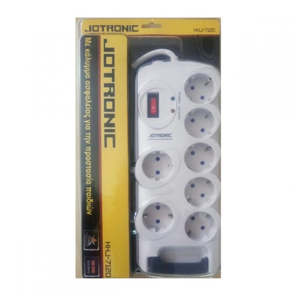 ΠΟΛΥΜΠΡΙΖΟ ΑΣΦΑΛΕΙΑΣ JOTRONIC HHJ-7120  6xSchuko 1836 JOULES