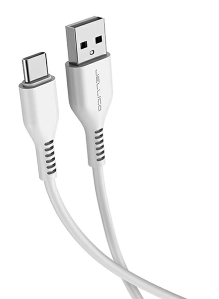 ΚΑΛΩΔΙΟ JELLICO USB to Type-C 1M 3.1A DATA-FAST CHARGE KDS-30 WHITE