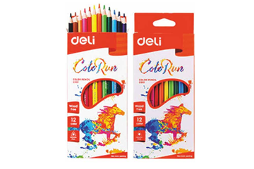 ΞΥΛΟΜΠΟΓΙΑ DELI 12 TEM ΜΕΓΑΛΗ WOOD-FREE COLORUN 3/ΓΩΝΟ. C001