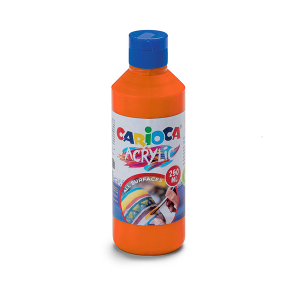 ΤΕΜΠΕΡΑ ΑΚΡΥΛΙΚΗ CARIOCA 250ml ΠΟΡΤΟΚΑΛΙ 40431/11